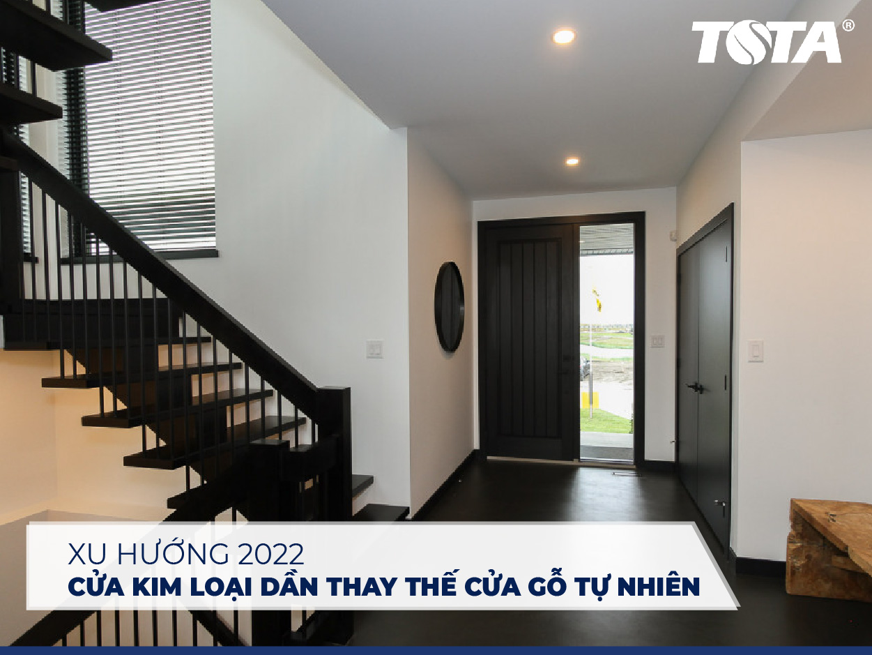 Cửa kim loại đang dần thay thế cửa gỗ tự nhiên