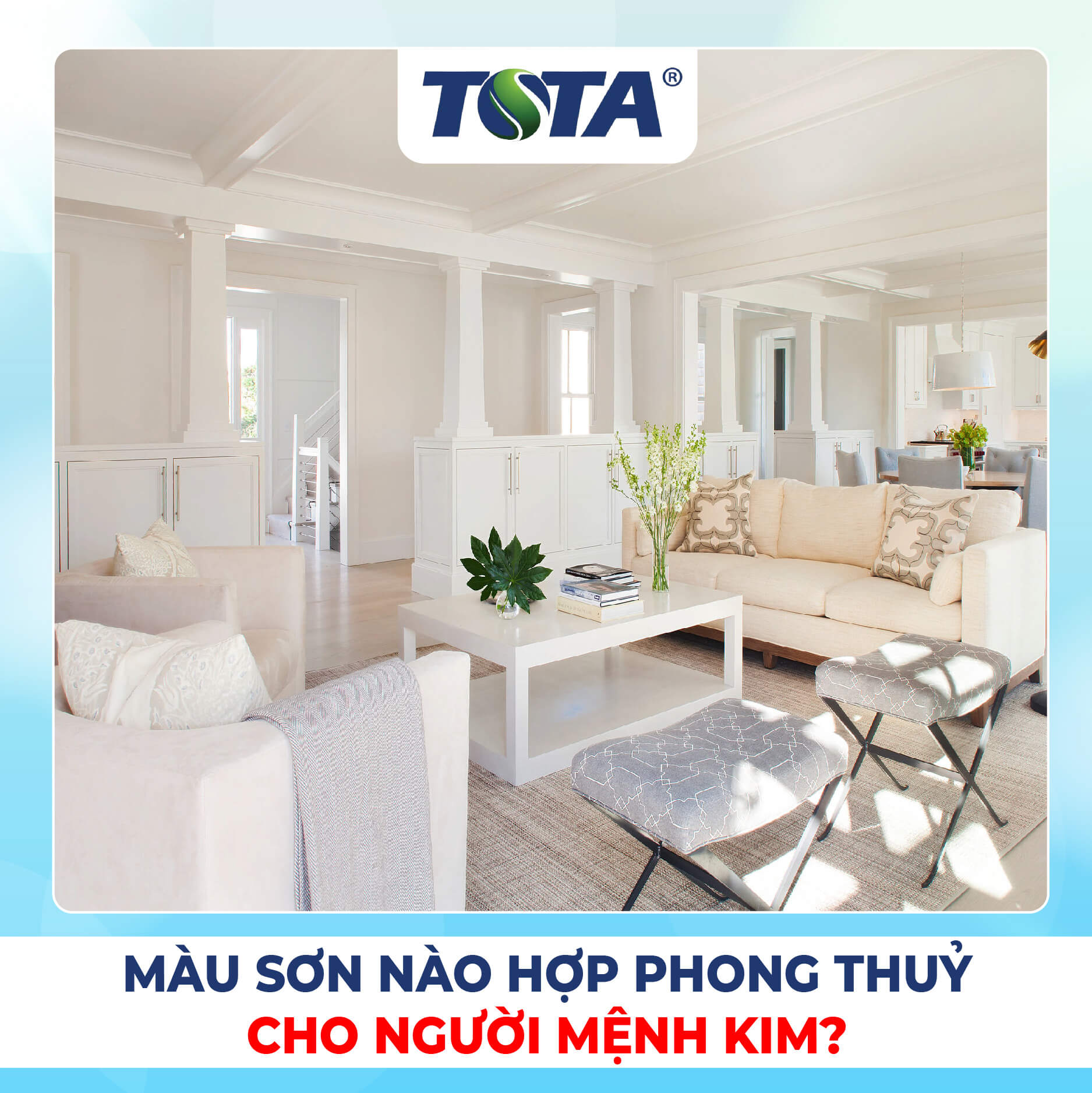 Màu sơn nào hợp phong thuỷ cho người mệnh Kim?