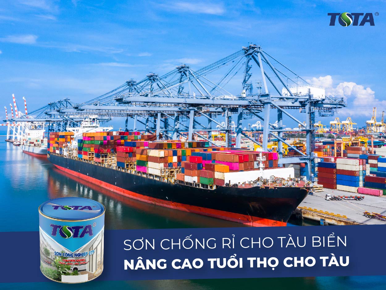 Sơn chống rỉ cho tàu biển giúp bảo vệ tuổi thọ cho tàu